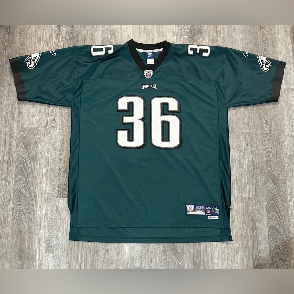 Philadelphia Eagles Authentic Reebok NFL 2XL +2 Length Brian Westbrook Vintage
